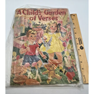 Children’s Book A Child's Garden of Verses Robert Louis Stevenson 1941 Vintage